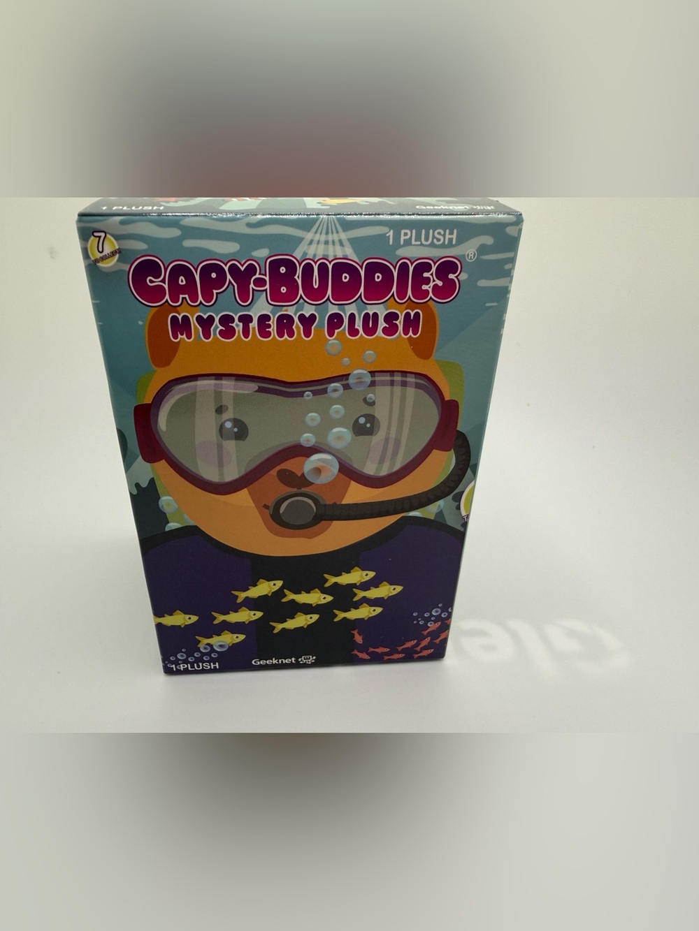 Capy buddies mystery plush rare angler fish scuba diving capybara